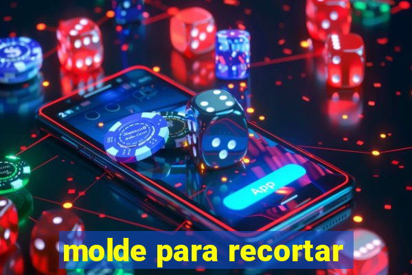 molde para recortar